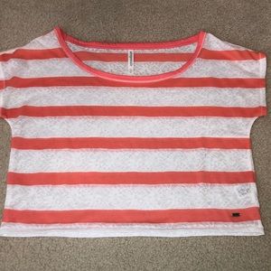 Aeropostale lace crop top